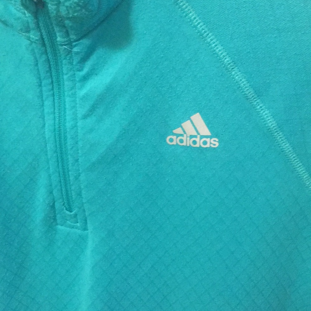 Adidas Womens fleece lined running shirt - Picture 3 of 6